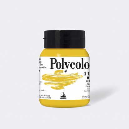Акриловая краска "Polycolor" желтый темный 500 ml